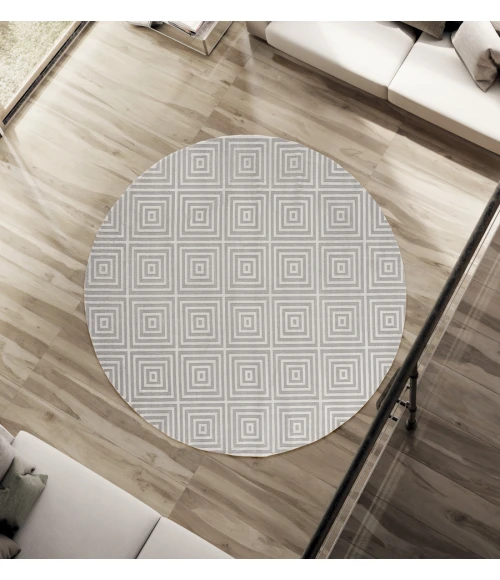 United Weavers Cascades Sand 2601-10827 7 ft. 10 in. RD Round Rug