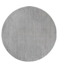 United Weavers Cascades Blue/Grey 2601-10867 7 ft. 10 in. RD Round Rug