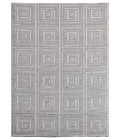 United Weavers Cascades Silver 2601-10871 5 ft. 3 in. X 7 ft. 2 in. Rectangle Rug