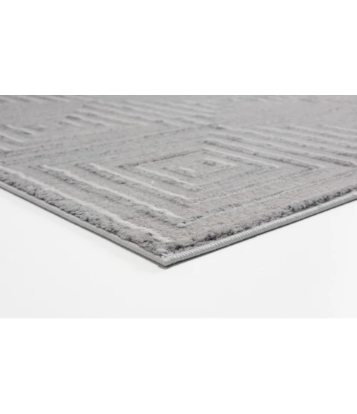 United Weavers Cascades Silver 2601-10871 5 ft. 3 in. X 7 ft. 2 in. Rectangle Rug