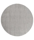 United Weavers Cascades Silver 2601-10871 7 ft. 10 in. RD Round Rug