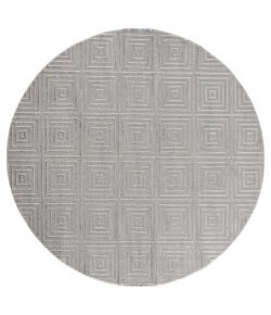 United Weavers Cascades Silver 2601-10871 7 ft. 10 in. RD Round Rug
