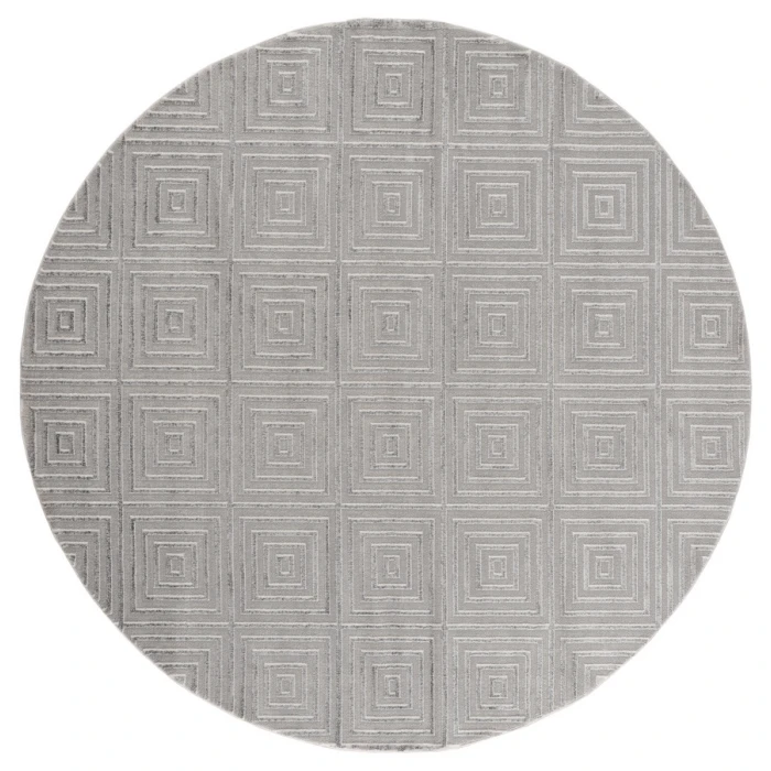 United Weavers Cascades Silver 2601-10871 7 ft. 10 in. RD Round Rug