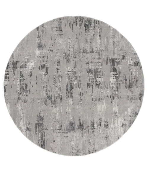 United Weavers Cascades Grey 2601-10972 7 ft. 10 in. RD Round Rug