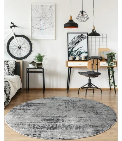 United Weavers Veronica Grey 2610-20372 7 ft. 10 in. RD Round Rug