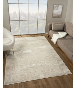 United Weavers Crockett Beige 2625-60419 5 ft. 3 in. X 7 ft. 2 in. Rectangle Rug