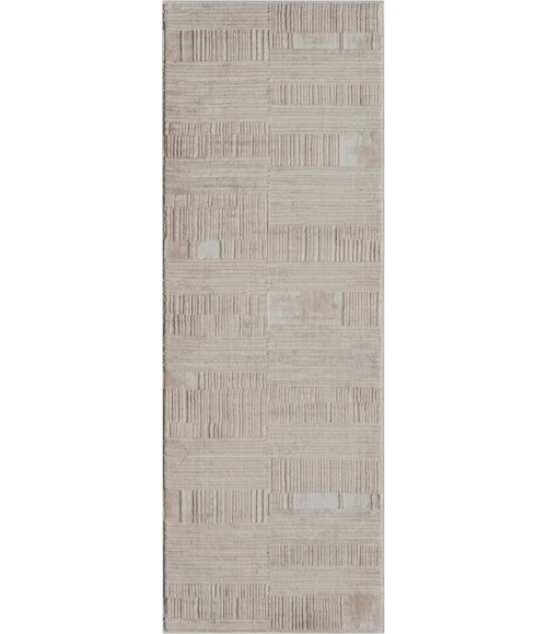 United Weavers Crockett Beige 2625-60419 2 ft. 7 in. X 7 ft. 2 in. Rectangle Rug