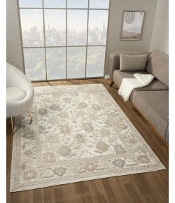United Weavers Crockett Beige 2625-60719 5 ft. 3 in. X 7 ft. 2 in. Rectangle Rug