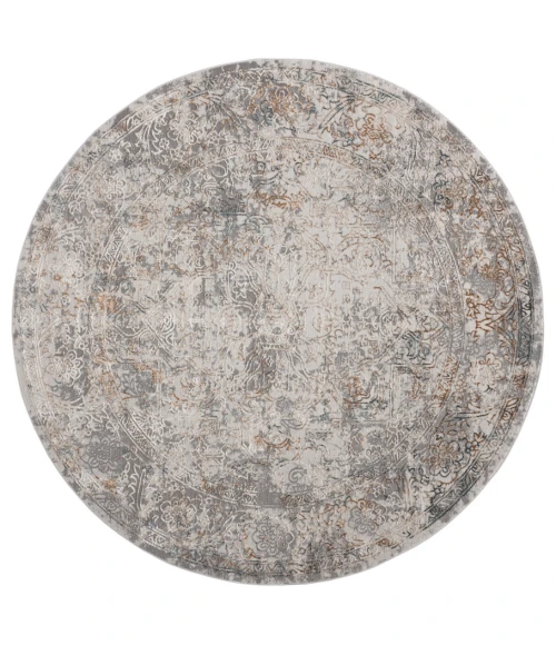 United Weavers Emojy Wheat 2640-40391 7 ft. 10 in. RD Round Rug