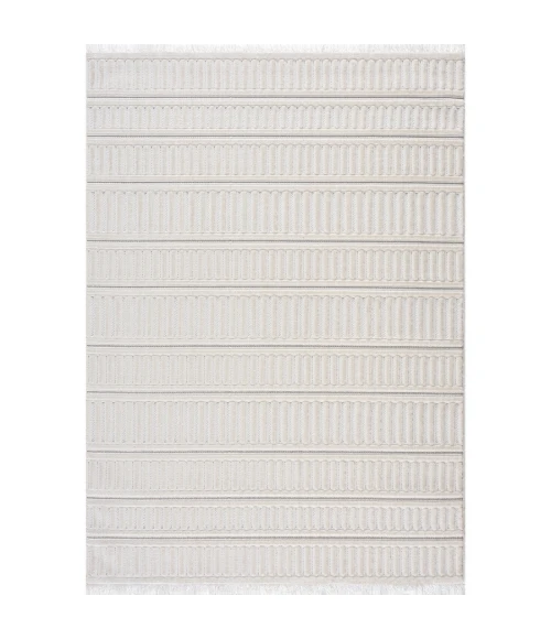 United Weavers Chelsea  White 2920-81499 5 ft. 3 in. X 7 ft. 2 in. Rectangle Rug