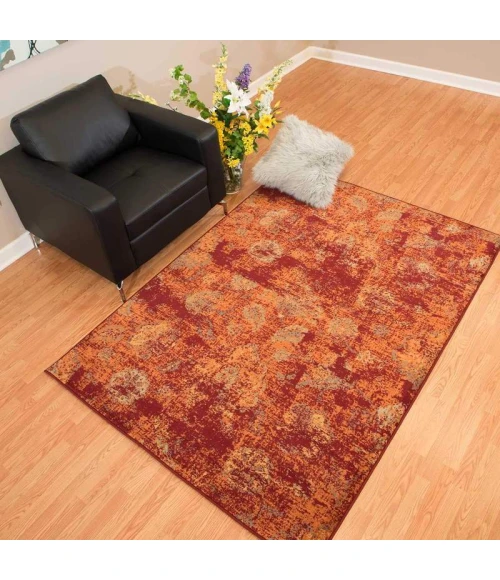 United Weavers of America BRIDGES-VIA-VICOSA-CRIMSON-58-00136 Area Rug