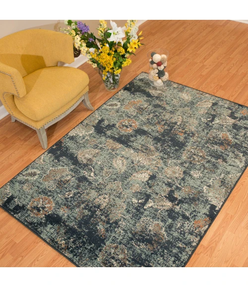United Weavers Bridges Blue 3001-160 1 ft. 10 in. X 3 ft. Rectangle Rug