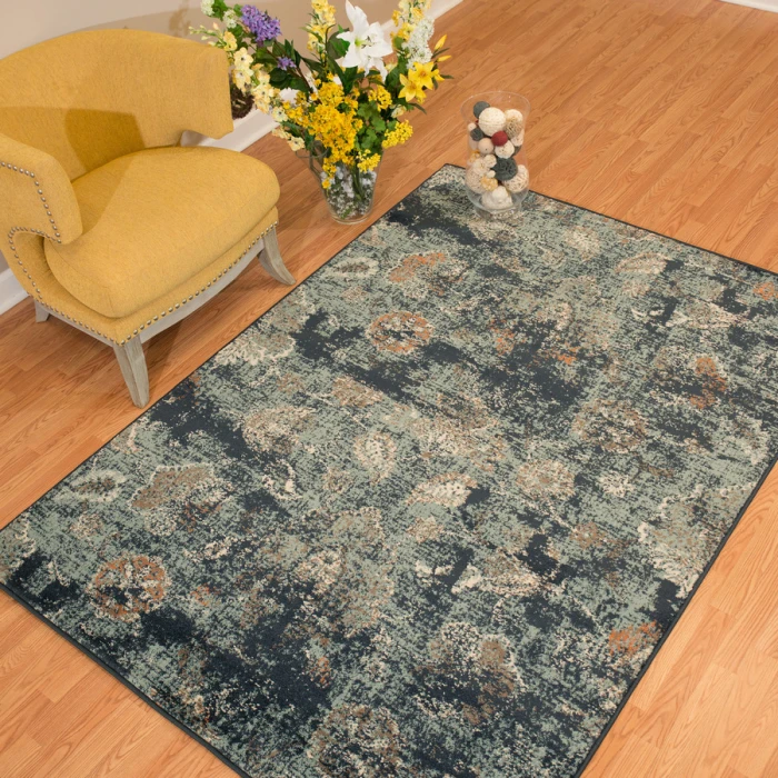 United Weavers Bridges Blue 3001-160 1 ft. 10 in. X 3 ft. Rectangle Rug