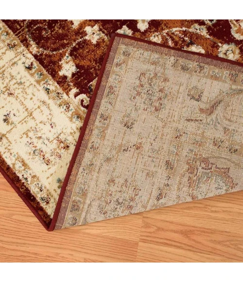 United Weavers of America BRIDGES-PONTE-VECCHIO-CRIMSO-58-00436 Area Rug
