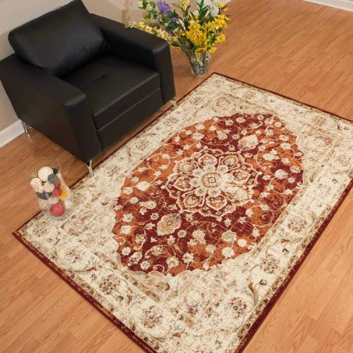 United Weavers of America BRIDGES-PONTE-VECCHIO-CRIMSO-28-00436 Area Rug