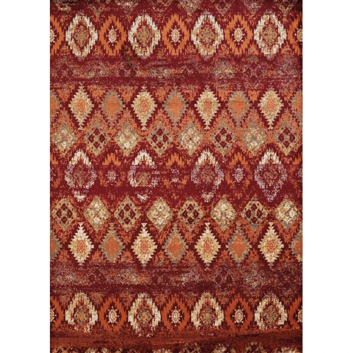 United Weavers of America BRIDGES-SAN-PAULO-CRIMSON-1013-00536 Area Rug