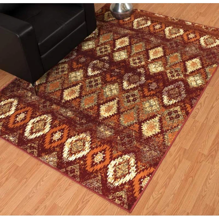 United Weavers of America BRIDGES-SAN-PAULO-CRIMSON-1013-00536 Area Rug
