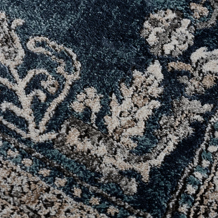 United Weavers Portsmouth Blue 3110-40160 5 ft. 3 in. X 7 ft. 2 in. Rectangle Rug