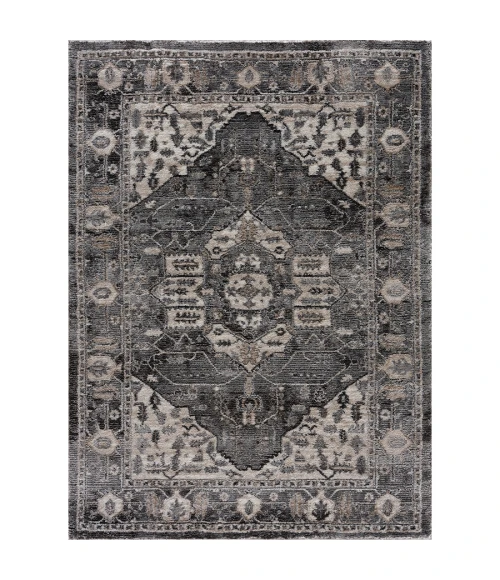 United Weavers Portsmouth Grey 3110-40272 5 ft. 3 in. X 7 ft. 2 in. Rectangle Rug