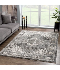 United Weavers Portsmouth Grey 3110-40272 2 ft. 7 in. X 7 ft. 2 in. Rectangle Rug
