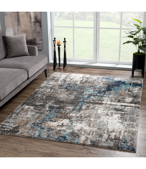United Weavers Portsmouth Blue 3110-40360 1 ft. 10 in. X 3 ft. Rectangle Rug