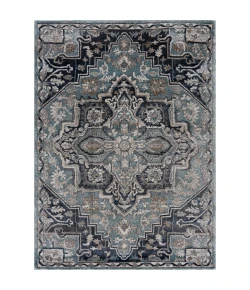 United Weavers Portsmouth Ancient Land Blue 3110-40460 7 ft. 10 in. X 10 ft. 6 in. Rectangle Rug