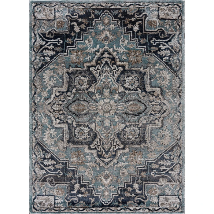 United Weavers Portsmouth Blue 3110-40460 1 ft. 10 in. X 3 ft. Rectangle Rug