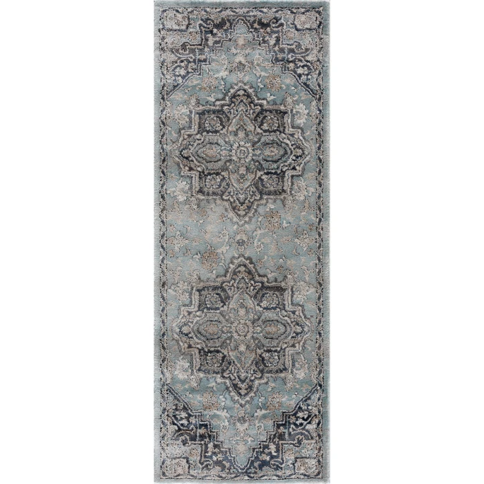 United Weavers Portsmouth Blue 3110-40460 2 ft. 7 in. X 7 ft. 2 in. Rectangle Rug