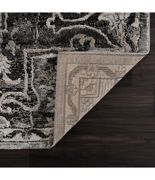 United Weavers Portsmouth Grey 3110-40472 7 ft. 11 in. X 7 ft. 11 in. Round Rug