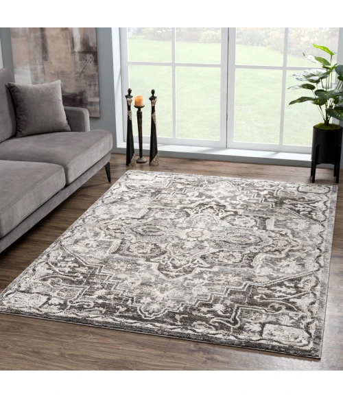 United Weavers Portsmouth Grey 3110-40472 1 ft. 10 in. X 3 ft. Rectangle Rug