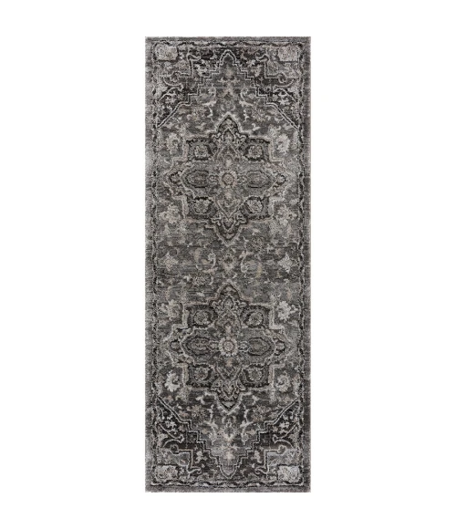 United Weavers Portsmouth Grey 3110-40472 2 ft. 7 in. X 7 ft. 2 in. Rectangle Rug