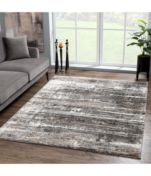 United Weavers Portsmouth Grey 3110-40572 2 ft. 7 in. X 7 ft. 2 in. Rectangle Rug