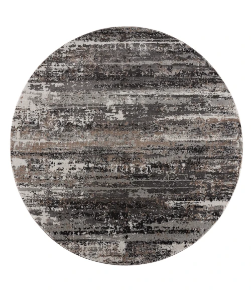 United Weavers Portsmouth Grey 3110-40572 7 ft. 11 in. X 7 ft. 11 in. Round Rug