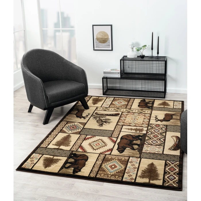 United Weavers Highlands Multi 3115-60375 7 ft. 10 in. X 10 ft. 6 in. Rectangle Rug