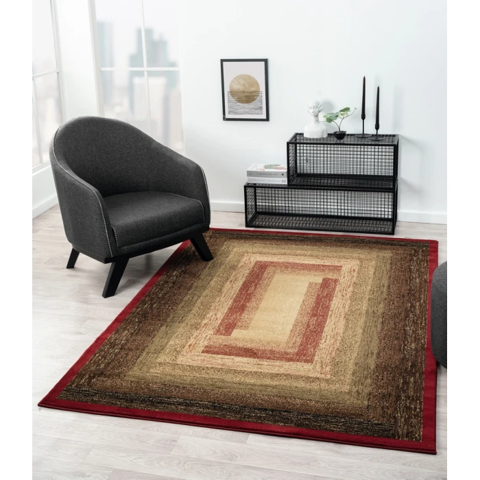 United Weavers Highlands Red 3115-60530 1 ft. 10 in. X 3 ft. Rectangle Rug