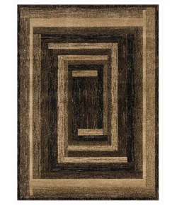 United Weavers Highlands Brown 3115-60550 5 ft. 3 in. X 7 ft. 2 in. Rectangle Rug