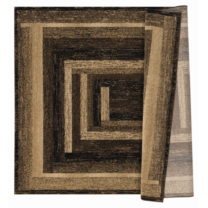 United Weavers Highlands Brown 3115-60550 5 ft. 3 in. X 7 ft. 2 in. Rectangle Rug