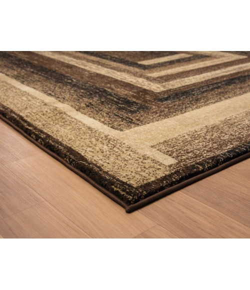 United Weavers Highlands Brown 3115-60550 5 ft. 3 in. X 7 ft. 2 in. Rectangle Rug