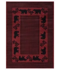 United Weavers Highlands Red 3115-60730 1 ft. 10 in. X 3 ft. Rectangle Rug