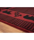United Weavers Highlands Red 3115-60730 1 ft. 10 in. X 3 ft. Rectangle Rug