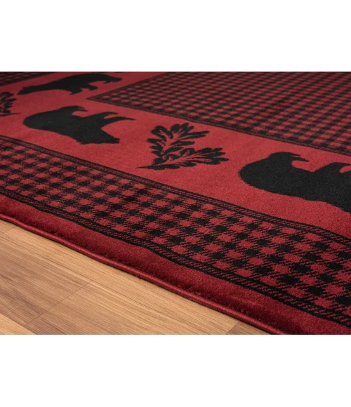 United Weavers Highlands Red 3115-60730 1 ft. 10 in. X 3 ft. Rectangle Rug