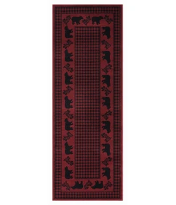 United Weavers Highlands Red 3115-60730 2 ft. 7 in. X 7 ft. 2 in. Rectangle Rug