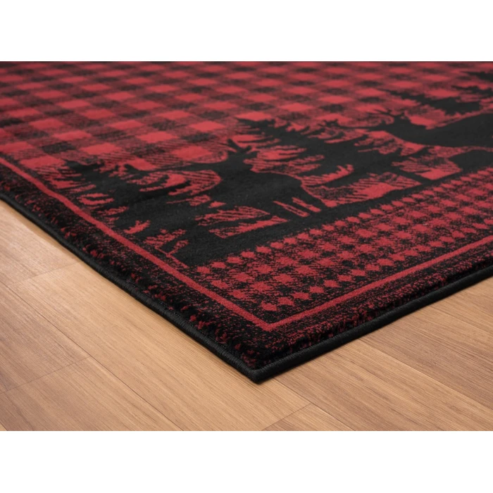 United Weavers Highlands Red 3115-60830 1 ft. 10 in. X 3 ft. Rectangle Rug