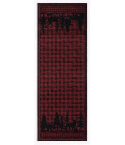 United Weavers Highlands Red 3115-60830 2 ft. 7 in. X 7 ft. 2 in. Rectangle Rug