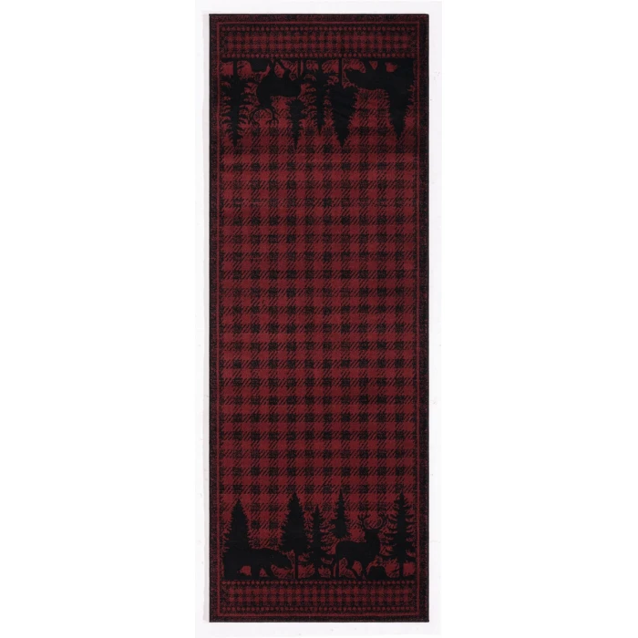United Weavers Highlands Red 3115-60830 2 ft. 7 in. X 7 ft. 2 in. Rectangle Rug