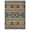 United Weavers Highlands Blue 3115-60960 1 ft. 10 in. X 3 ft. Rectangle Rug