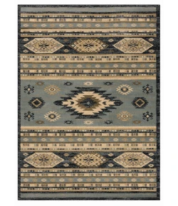 United Weavers Highlands Blue 3115-60960 5 ft. 3 in. X 7 ft. 2 in. Rectangle Rug