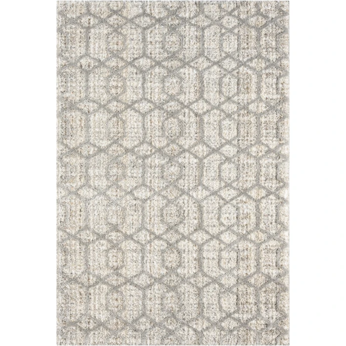 United Weavers Tibet Grey 3155 94006 58 5ft. 3in. x 7ft. 2in. Rect. Rug