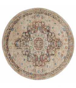 United Weavers Marrakesh Bone 3801-30101 7 ft. 10 in. Round Round Rug