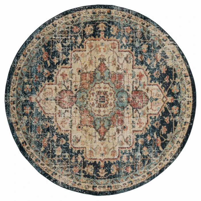 United Weavers Marrakesh Multi 3801-30175 7 ft. 10 in. Round Round Rug